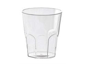 Trinkbecher aus Kunststoff, 3 dl Ø 82 mm, Höhe 120 mm, transparent