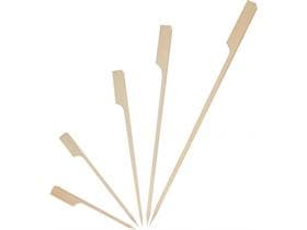 Bambus-Fingerfoodspiess FLAG, 15 cm natur