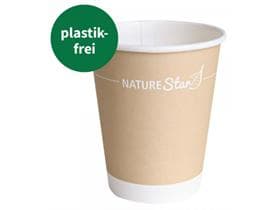 Kaffeebecher "Only Paper" 1 dl, Pappe, plastikfrei, Ø 6.2 cm, einwandig,