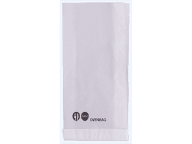 Seitenfaltenbeutel OVENBAG, weiss 105 x 40 x 200 mm, hitzebeständig