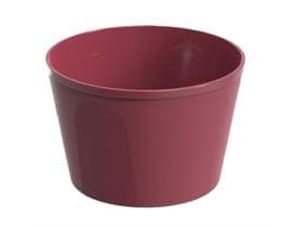 Multi Becher mit Deckel, 480 ml, granatrot, Ø 120 x 80 mm