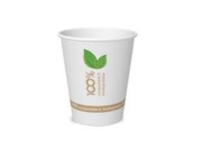 Trinkbecher "Havana" aus Pappe, 2 dl Ø 80 mm, Höhe 91 mm, weiss