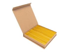 Luxbox mit Magnetverschluss, Kraft 165x165/30mm, aufgerichtet geliefert