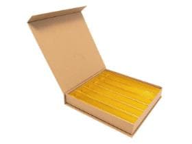 Luxbox mit Magnetverschluss, Kraft 205x205/20mm, aufgerichtet geliefert