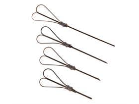 Bambus-Fingerfoodspiess HERZ, 9 cm schwarz